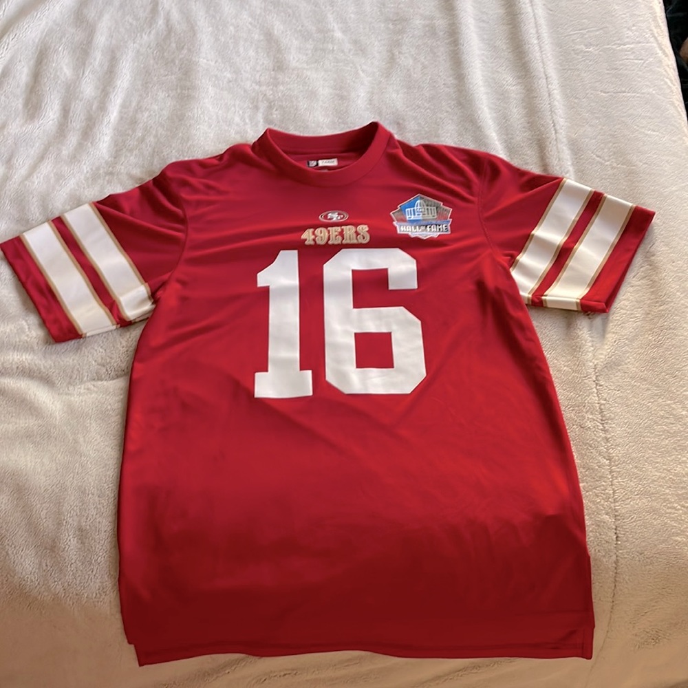 NFL Team Apparel San Francisco 49ers Joe Montana Jersey Shirt